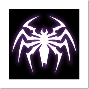 Game Venom Glow Spider (purple) Posters and Art